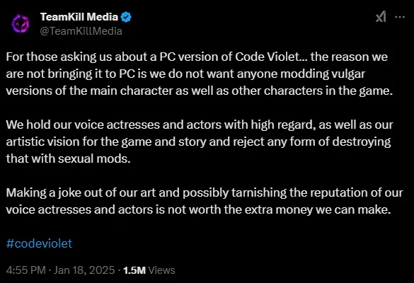 Tweet from @TeamKillMedia